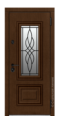Входная дверь Леандро - вид снаружи Входная дверь Леандро (вид снаружи) - купить в Петрозаводске