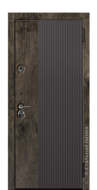 Входная дверь Кобург (вид снаружи) - купить в Петрозаводске