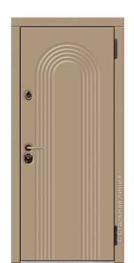 Входная дверь Рифлессо - вид снаружи Входная дверь Рифлессо (вид снаружи) - купить в Петрозаводске